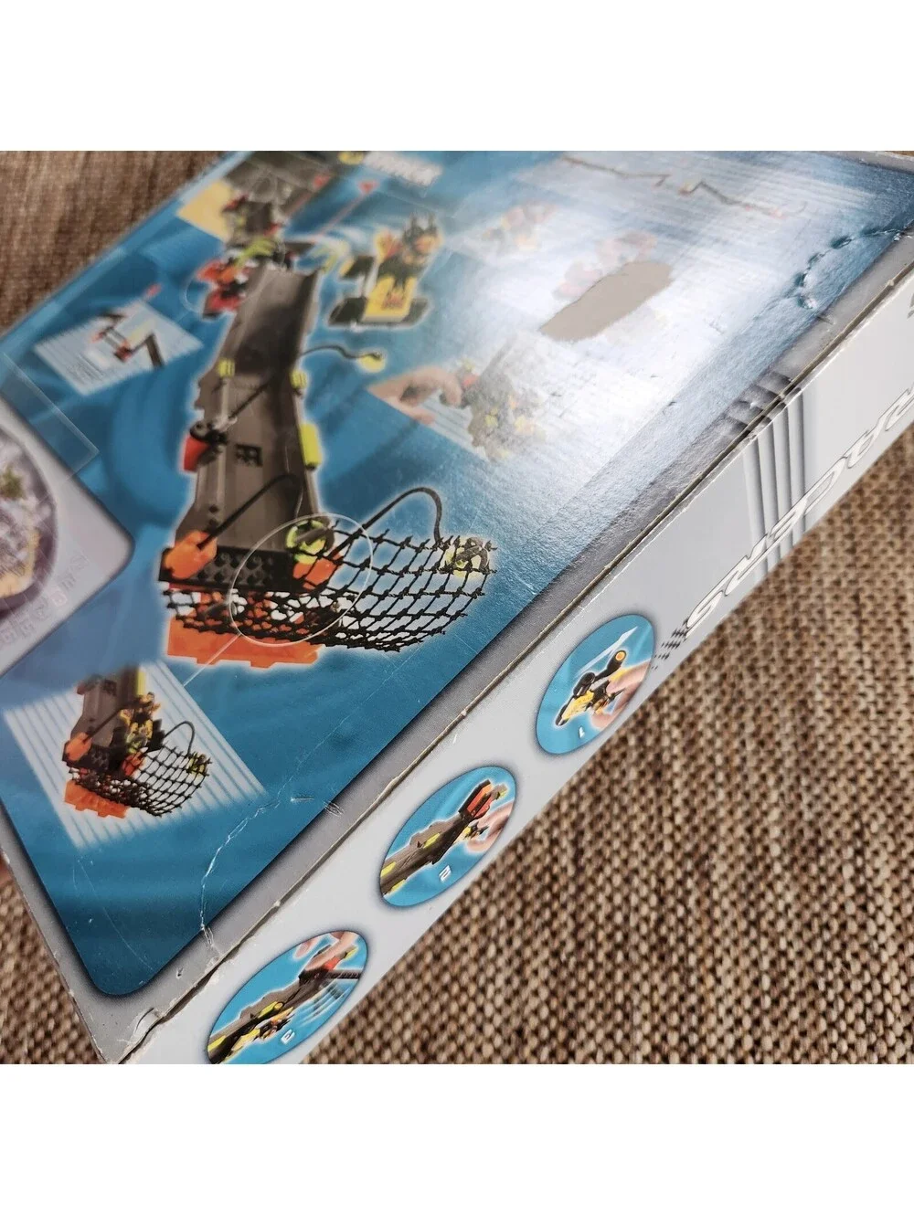 LEGO Racers: Stunt Race Track (4586) New Sealed Vtg 2002 Pull Back Motor Minifig